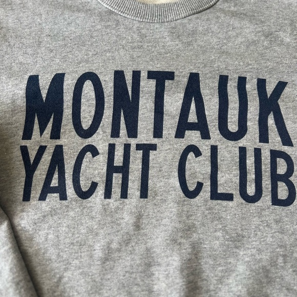 Grey Montauk Yacht Club crew neck sweatshirt - Picture 5 of 6